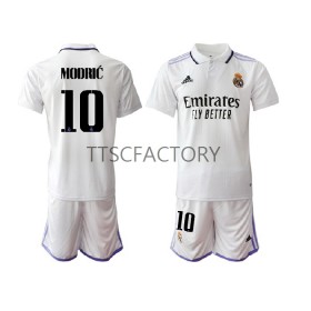 Maillot de Foot Real Madrid Luka Modrić 10 Domicile 2022-23 - Enfant